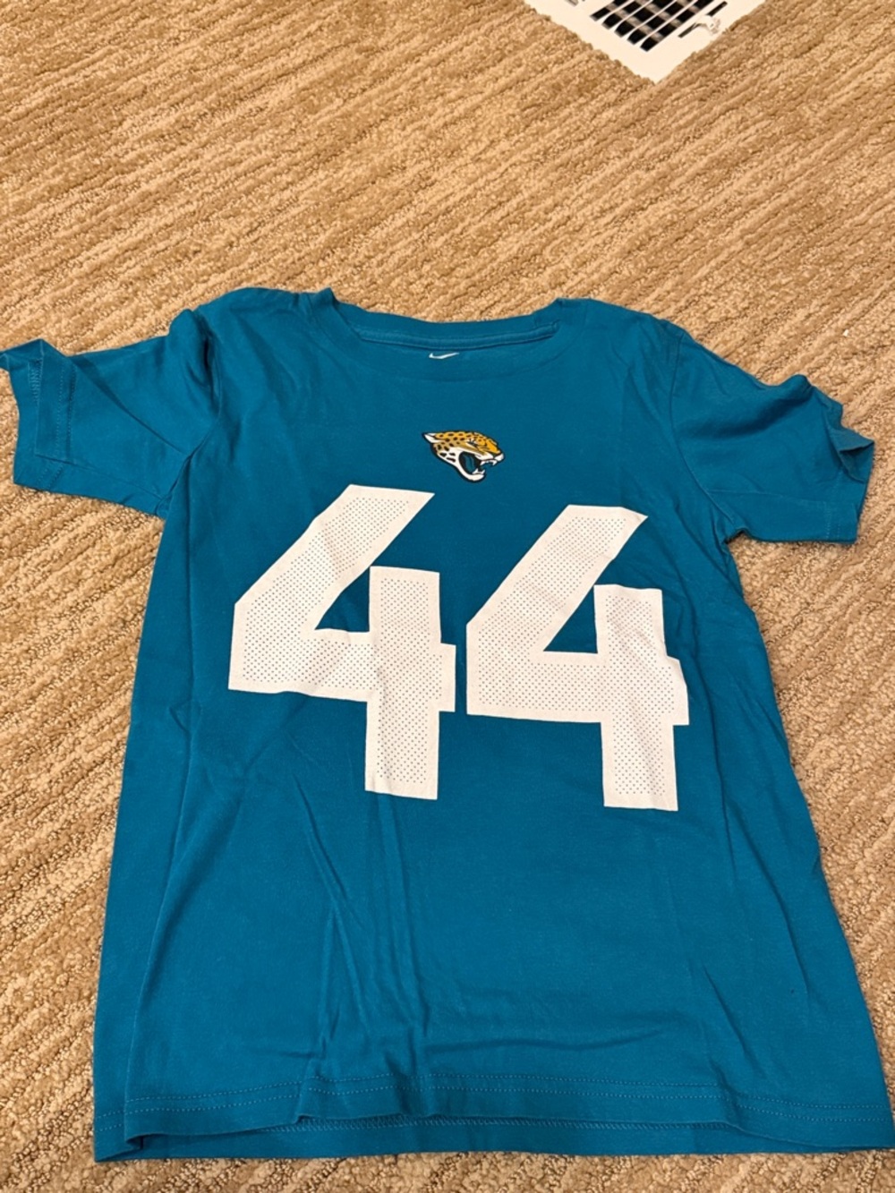 Nike Kids Teal Jacksonville Jaguars #44 Jersey Tee